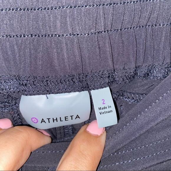 ATHLETA drawstring track joggers 2 - Picture 2 of 3